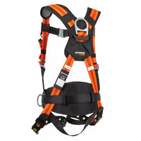 Safewaze V-Line Construction Harness: 3D, QC Chest, TB Legs - Ironworkergear