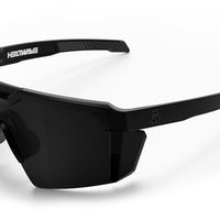 Heat Wave Future Tech Sunglasses: Black Frame/Black Lens Z87+ - HardHatGear