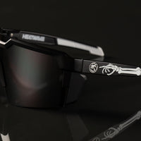 Heat Wave Future Tech Sunglasses: Bones Frame/Black Lens Z87+ - HardHatGear