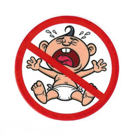 New Design "No Whiners/No Cry Baby" Hard Hat Sticker #S33