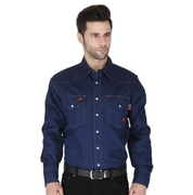 Forge FR Denim Snap Front Shirt #MFRSLD-002-DENIM