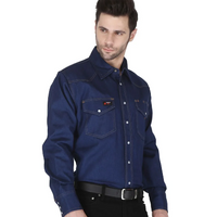 Forge FR Denim Snap Front Shirt #MFRSLD-002-DENIM