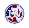 Ironworkers International Logo 5" Round Toolbox Sticker (Adhesive Back)