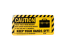 'Keep Your Hands Off' Hard Hat Sticker #S07