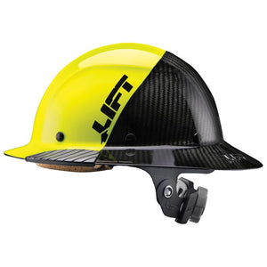 Lift Safety Dax Carbon Fiber 50/50 Full Brim Hard Hat - Ironworkergear