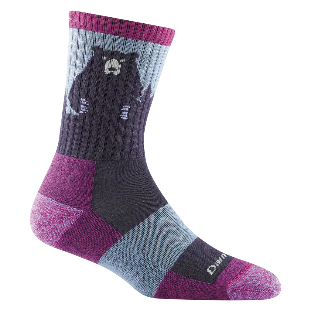 Darn Tough Women's Bear Town Micro Crew Lightweight Hiking Sock - Ironworkergear